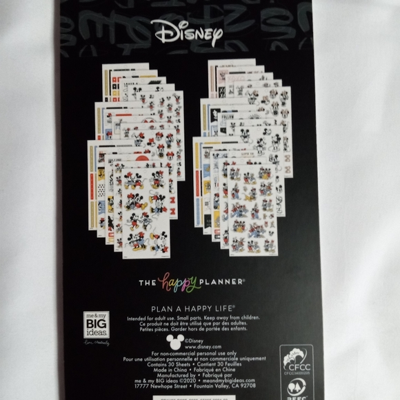Disney MICKEY & Friends MAGIC PLANS Value Pack Stickers NEW! Happy Planner - Picture 2 of 3